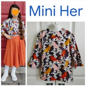 Mini Her Bird Blouse (Canadian Brand)